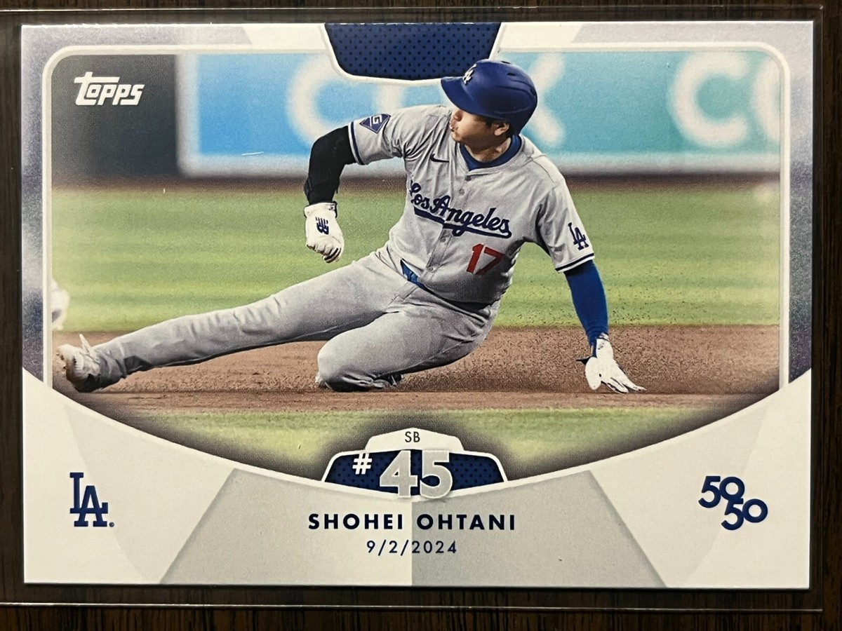 2024 Topps 50/50 #89 Shohei Ohtani Los Angeles Dodgers SB #45 | eBay