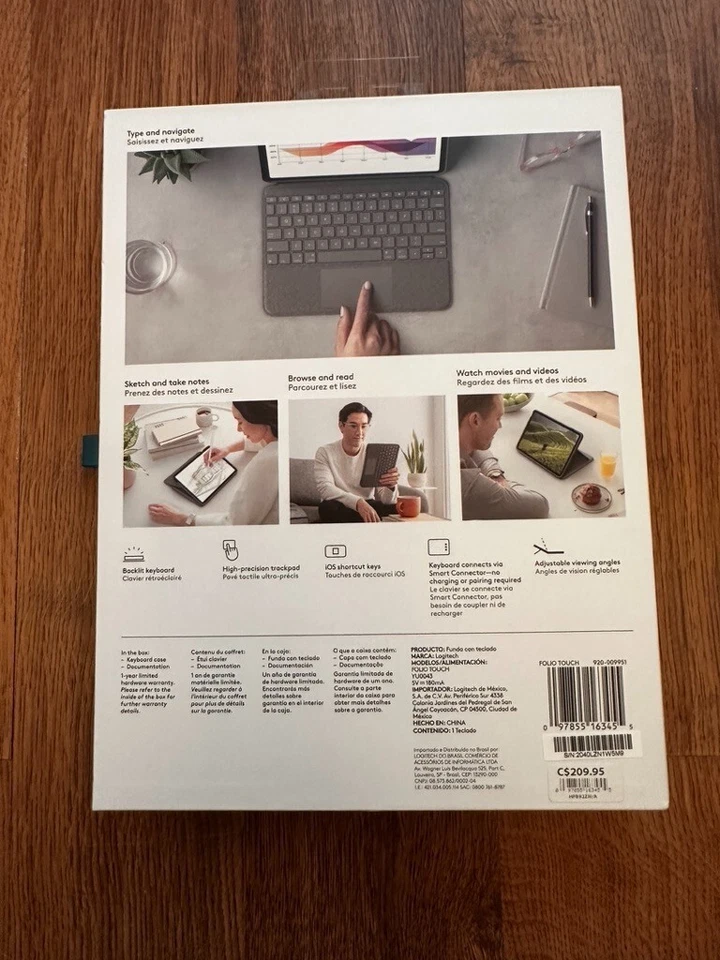Folio Touch Logitech Compatible with Apple iPad Box ONLY w/ Inserts - Image 2 of 3
