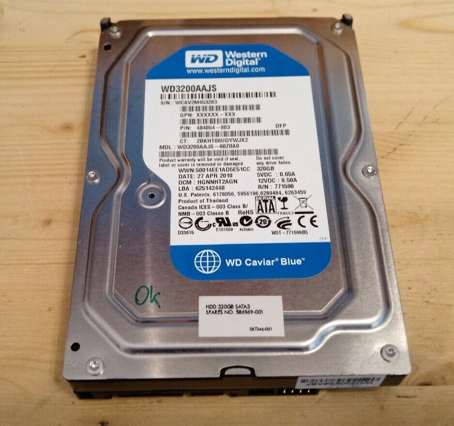 Lot De 280 Disques Durs SATA 2.5 Et 3.5 Pouces – Fonctionnels, Testés, Marque WD