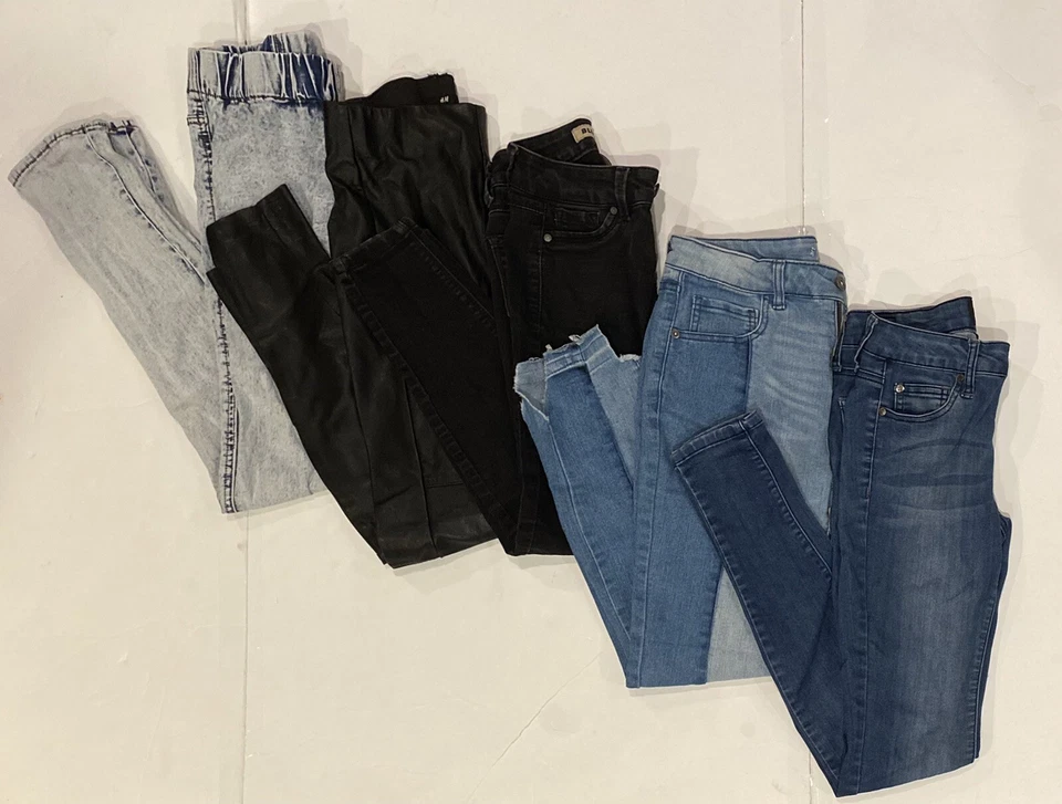 Lote 5 Jeans H&M, Blue Spice, Rosa Celebridad Niñas Talla S (1) Foto 4 de 4