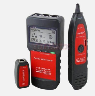 Network telephone cable tester RJ45 Cable Tester Ethernet Cable LCD LAN Tester