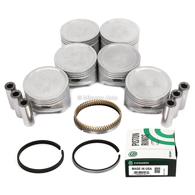 Pistons w/ Rings fit Mitsubishi Montero Sport 3.0 V6 6G72 - Image 2 of 4