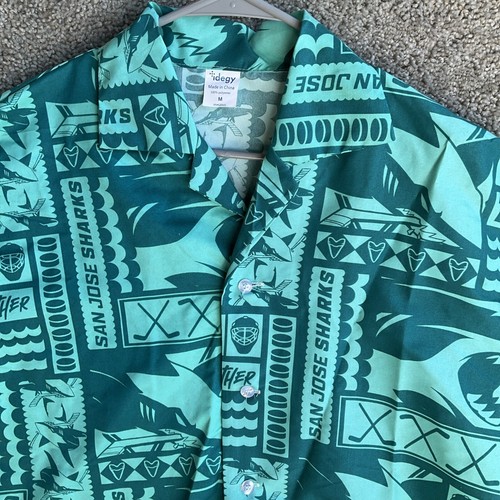 San Jose Sharks Idegy NHL Hawaiihemd Herren M Giveaway SGA 20.01.2024 Airline - Bild 2 von 10
