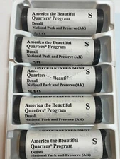 2012 S Acadia ATB Quarters Maine NP, Five 40-Coin Rolls