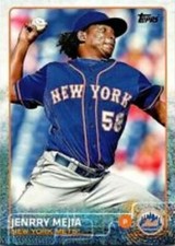 2015 Jenrry Mejia #166 Baseball Card (Topps)