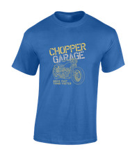 Chopper Garage Motorbike Motorcycle Biker Design Cool Unisex T-Shirt