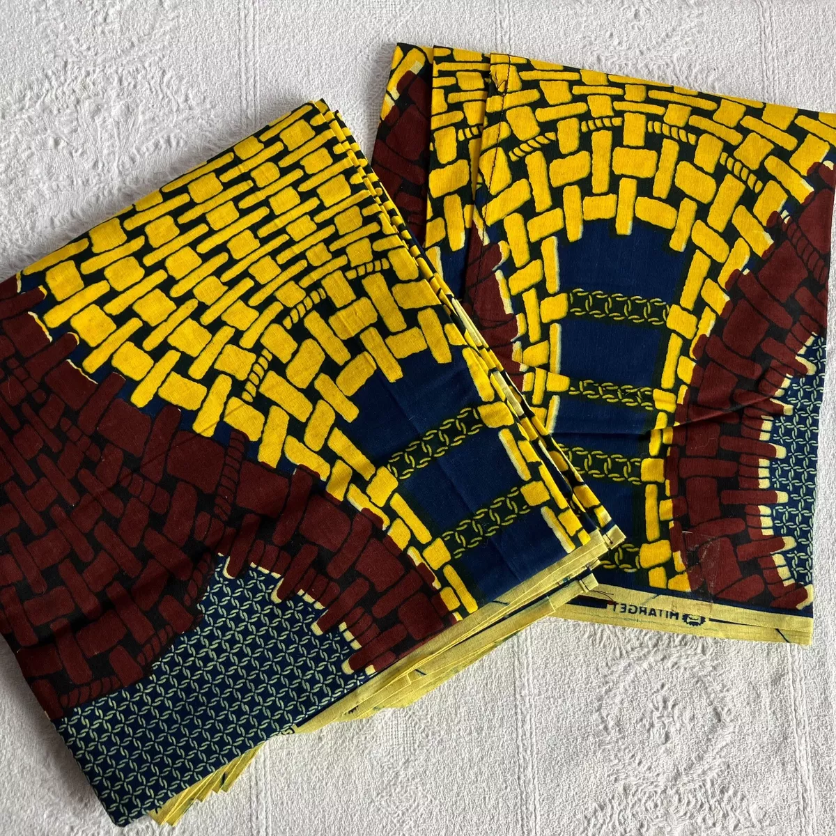 African wax top cotton fabric
