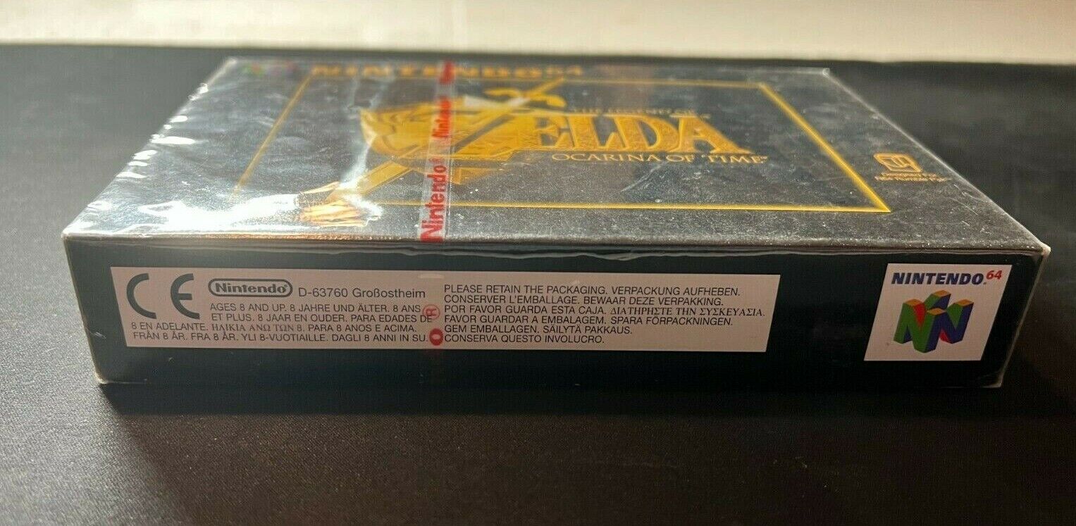 Legend of Zelda: Ocarina of Time - CE N64, 1998 Factory Sealed WATA 9.4 A++  RARE