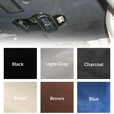 Auto Foam Backed Suede Headliner Fabric Interior Repair Roof Damaged/Replace Lot