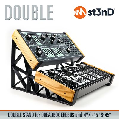 DOUBLE STAND for Dreadbox NYX V2 / EREBUS V2 (15° and 45°)