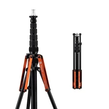Fotopro Tall Tripod for Lights, 72.4 Inch Portable Adjustable for Shoot. W/Bag.