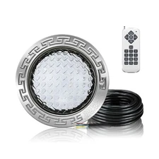 PROPART 10 Inch Inground Pool Light | 12V LED RGBW Remote Control | IP68 Wate...