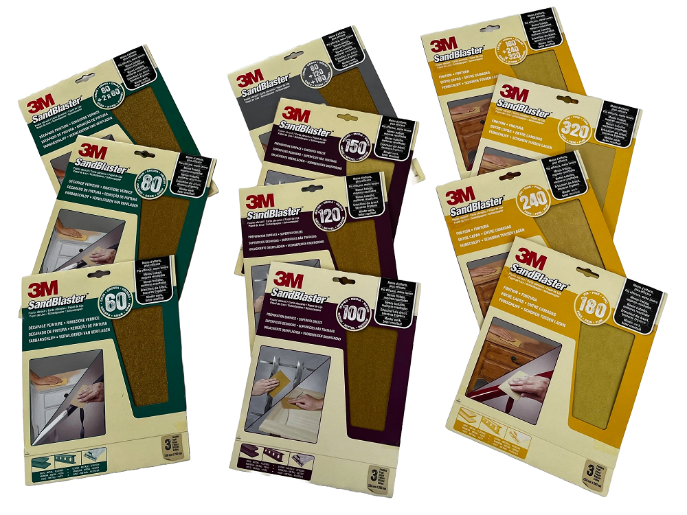 Kovax Tolecut Set 3 Bögen Mit Schleifblock 29x35 Mm Körnungen 1500 2000