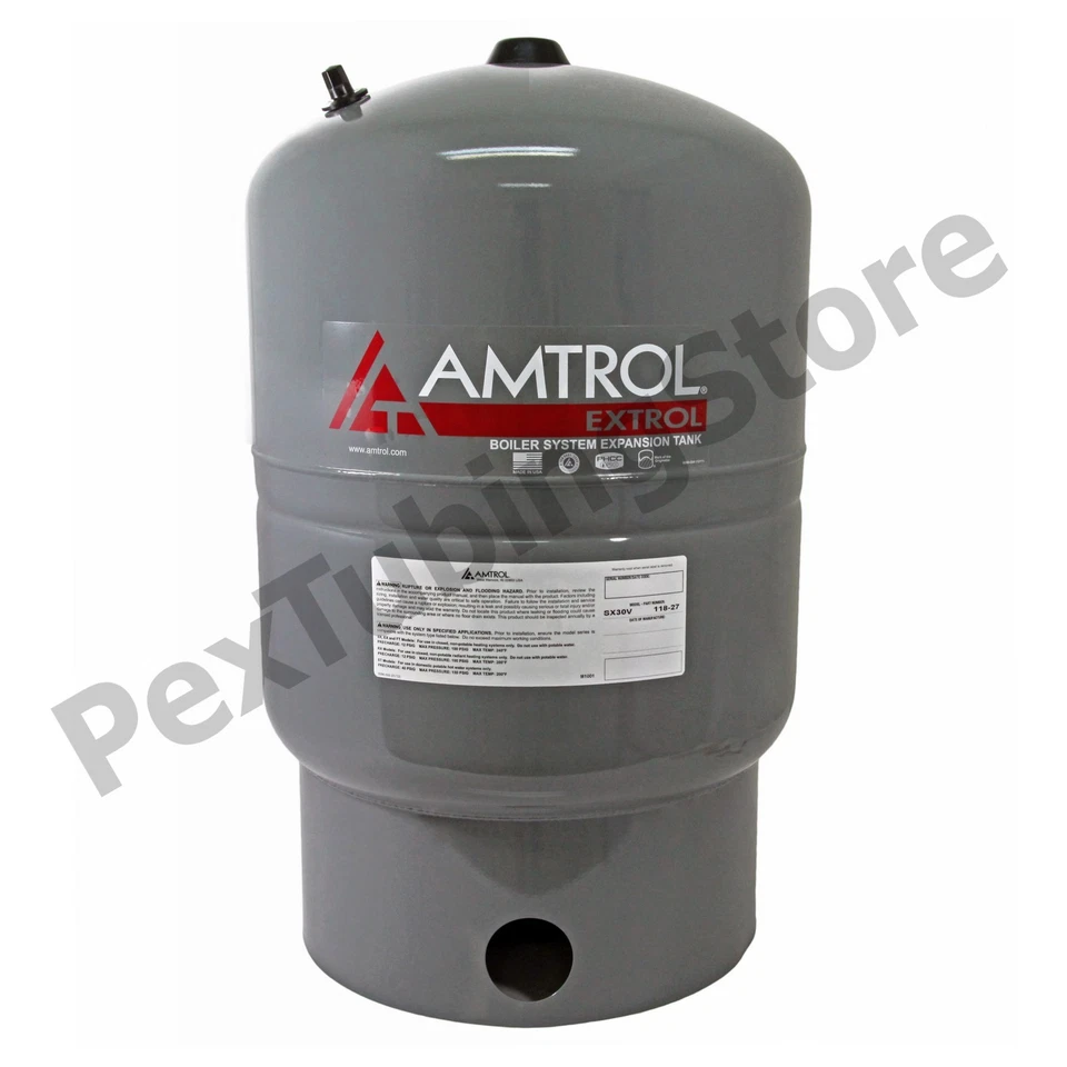 Amtrol Extrol SX-30V (118-27) Boiler Expansion Tank, 14.0 Gal Volume, Standing