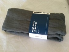 NWT Old Navy Women's Gray Rib High Rise Jersey Leggings Pants many sizes