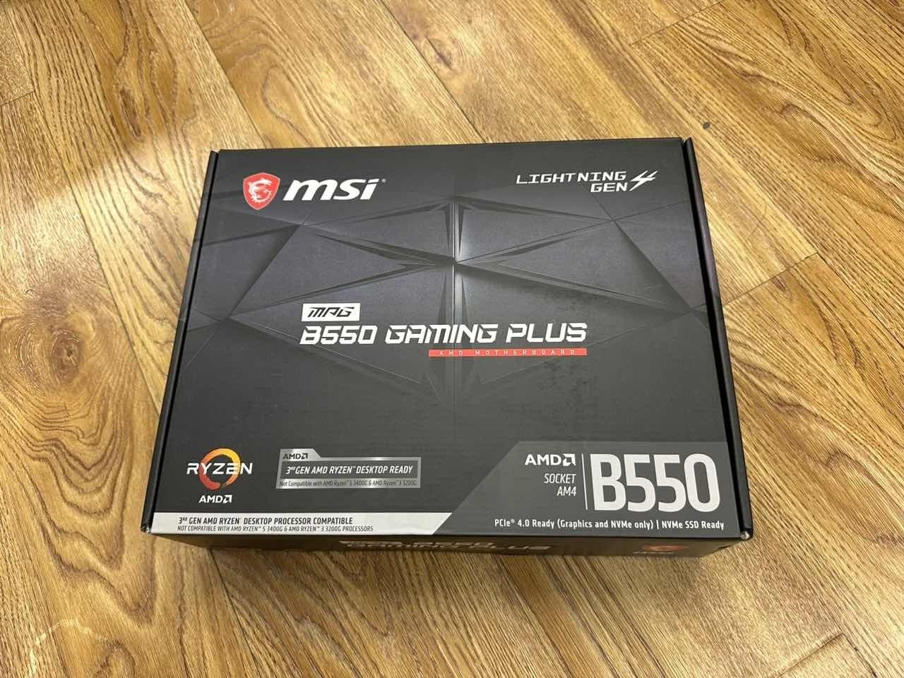 B550 Motherboard For Am4 Ryzen Msi Mpg B550 Gaming Plus Amd B550