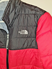 THE NORTH FACE Puffer/Fleece Reversible Jacked Boys Red/Black Size XL
