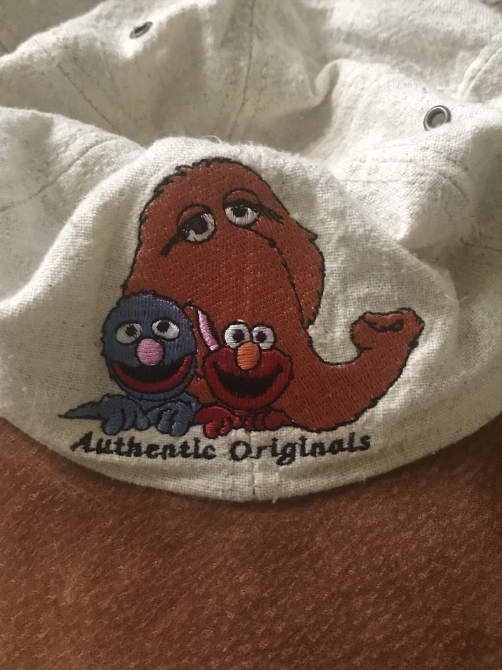 Sombrero de Plaza Sésamo vintage con correa trasera años 90 Foto 3 de 4