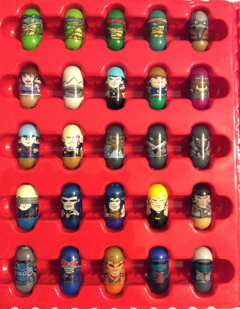 Mighty Beanz - Teenage Mutant Ninja Turtles - TMNT - Complete