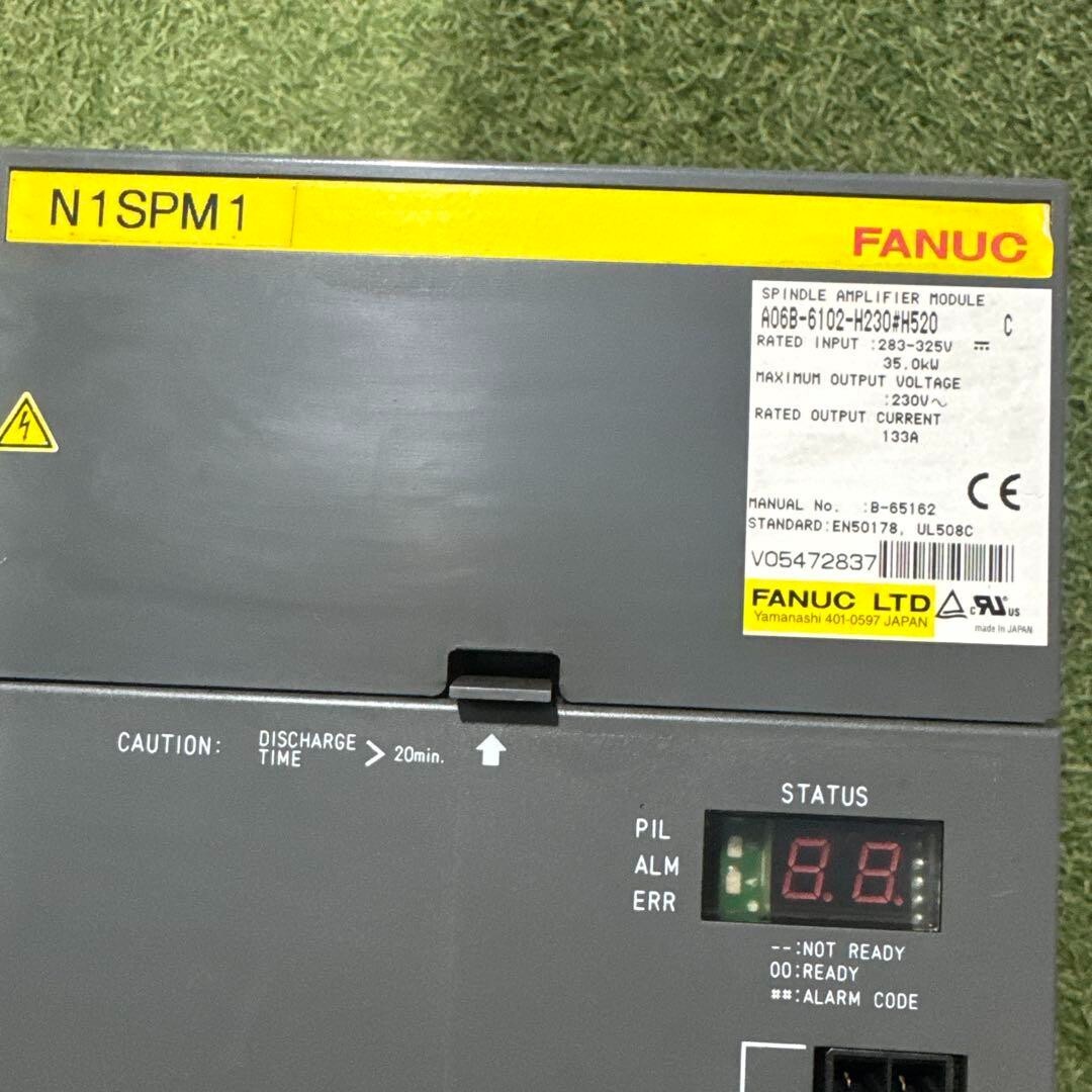 FANUC サーボアンプモジュール A06B-6102-H230#H520 Fanuc A06B-6102-H230#H520 or A06B6102H230 Spindle Amplifier