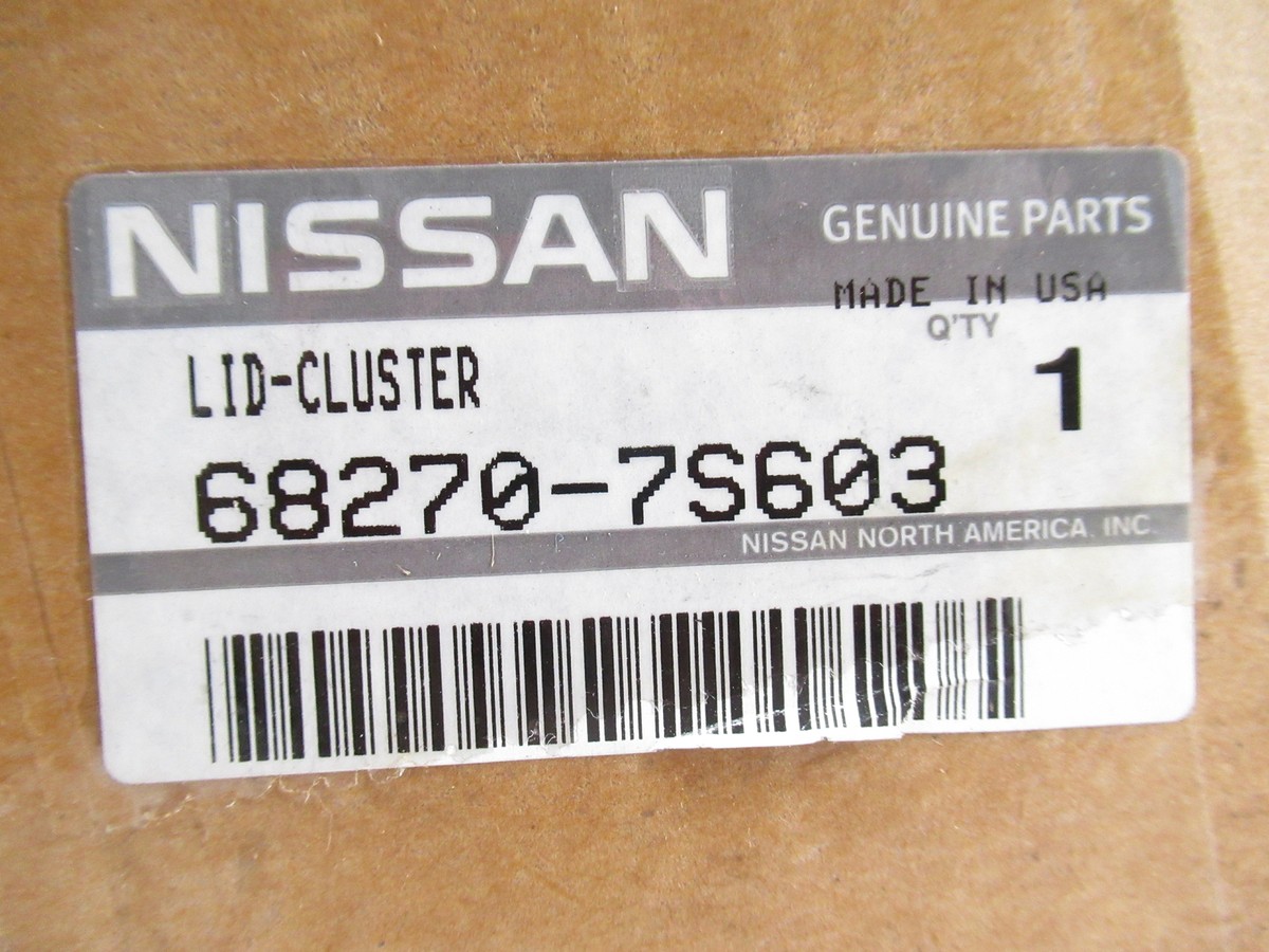 Genuine OEM Nissan Infiniti 68270-7S603 Upper Instrument Panel