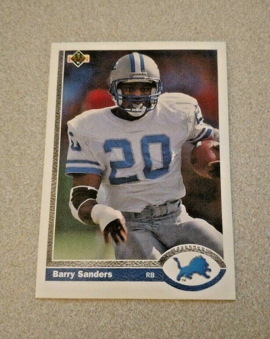 1991 Upper Deck 444 Barry Sanders for sale online eBay