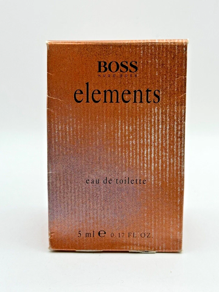 BOSS ELEMENTS BY HUGO BOSS 5ML MINI EDT SPLASH (NUEVO CON CAJA)Caja Imperfecta Foto 4 de 4