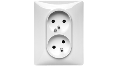 LEGRAND VALENA LIFE Doppelsteckdose z/u Rollläden /Monoblock/ weiß 753186