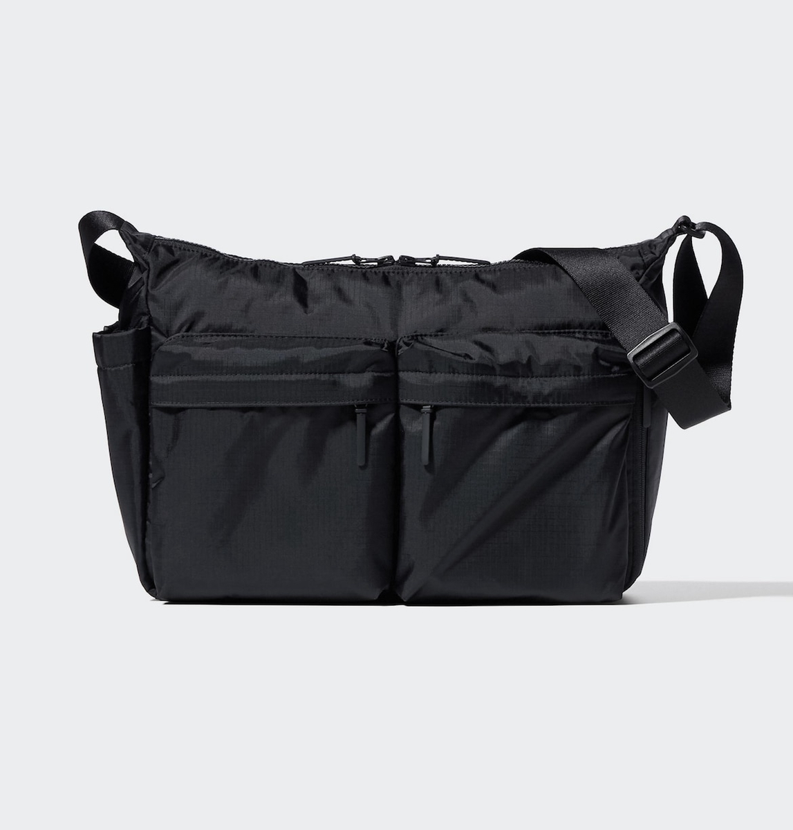 UNIQLO Multi-Pocket Shoulder Bag Unisex Pockets Balck Japan