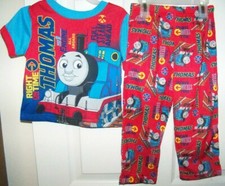 Thomas The Train Full Steam Ahead Flame Resistant Pajama PJ Set Boys 3T NWT