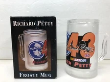 1997 Richard Petty #43 Plastic Frosty Mug BSI Products - Keeps Drinks Cold - NIB