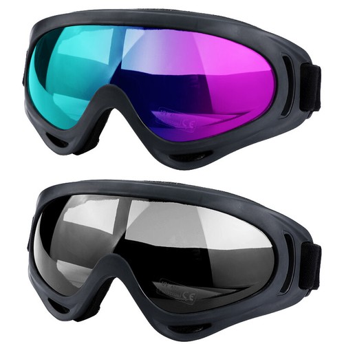 2PACK Winter Snow Ski Goggles Anti-fog Lens UV Snowboard Snowmobile Motorcycle - Picture 3 of 51