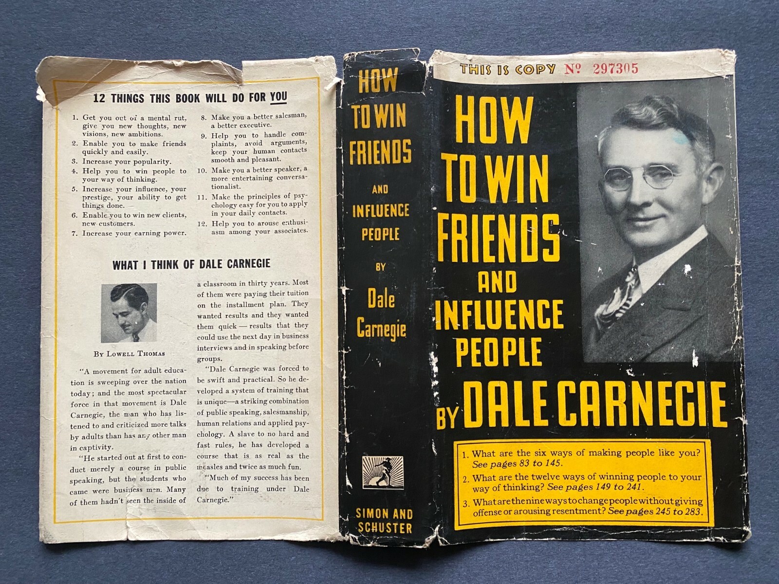 How To Win Friends and Influence People, Dale Carnegie - 1937 - Hardcover  Book