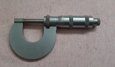 Steinheil München Bügelmeßschraube 0 - 25 mm Messgerät Werkzeug 