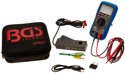 BGS Kfz-Digital-Multimeter USB-Schnittstelle 2 4 Takt Motor Messgerät 6-1000 V