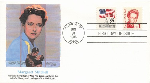 US 2168 FDC Fleetwood Margaret Mitchell