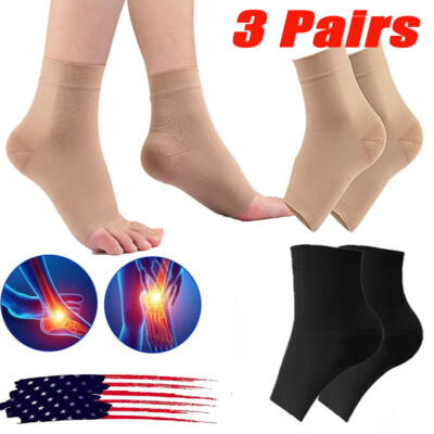 3pairs Soothe Socks Toeless For Neuropathy Compression Ankle Compression Soothe