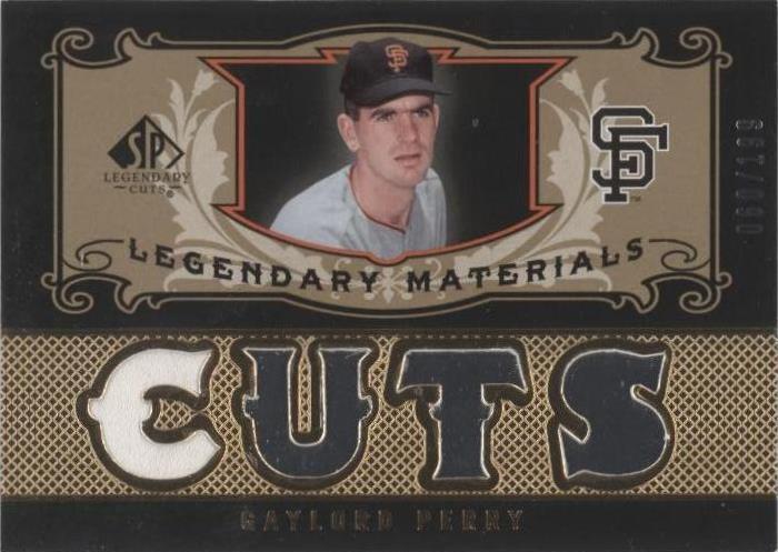 2007 SP Legendary Cuts - Gaylord Perry #LM-GP2 - 1 of 1