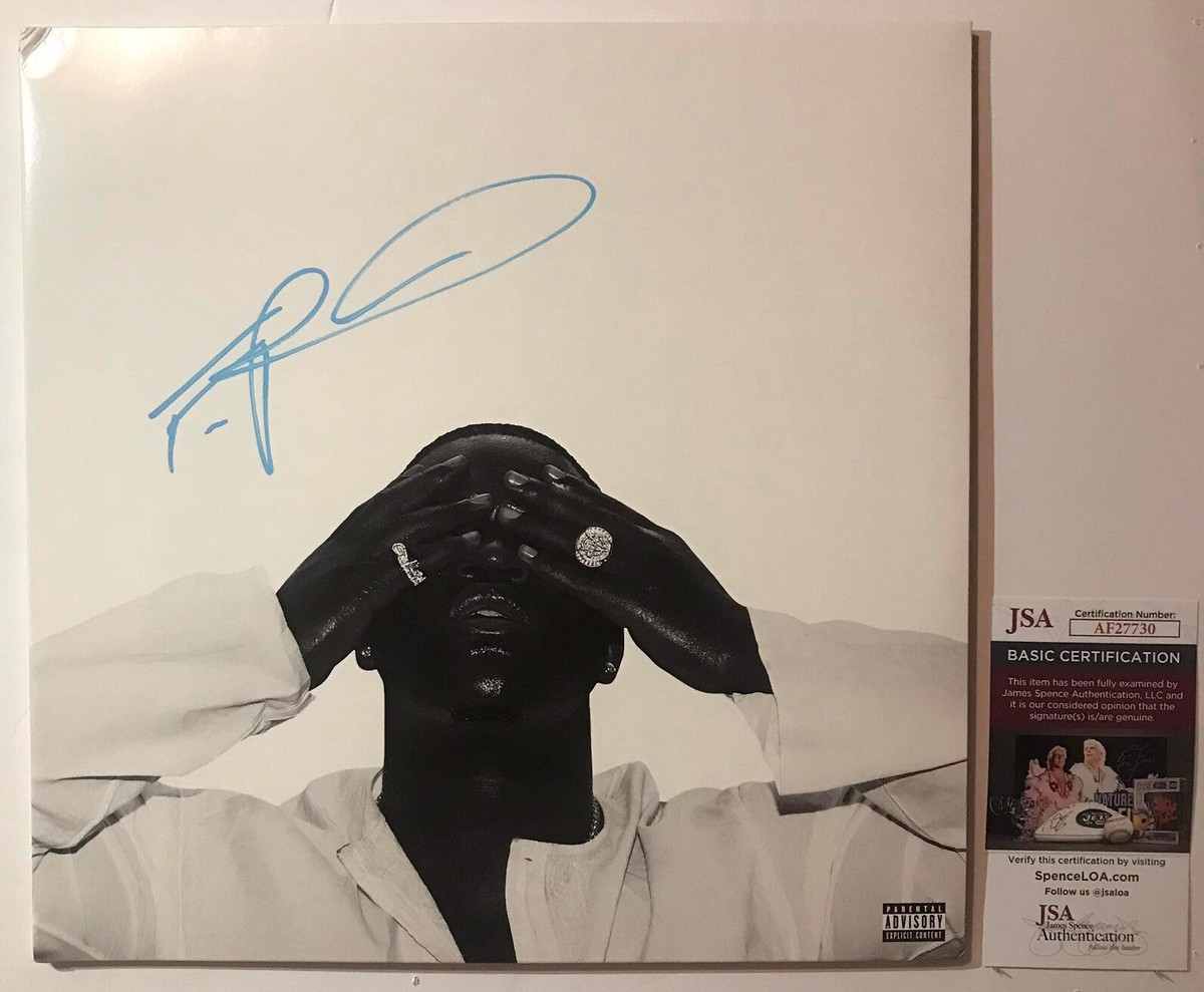 激レア盤　ASAP FERG B-SIDES レコード Rapper ASAP FERG Signed Vinyl Album Autographed ALWAYS STRIVE