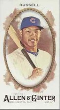 2017 Topps Allen & Ginter Mini AG Back #133 Addison Russell Chicago Cubs
