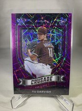2021 Panini Chronicles Crusade YU DARVISH Purple Velocity Prizm #7 Padres
