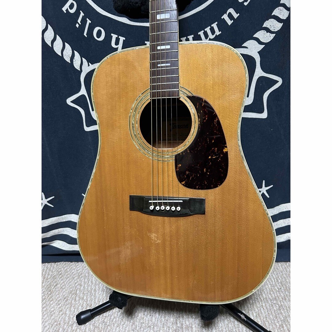 ギター Tomson Guitar Acoustic Guitar Tomson by Suzuki W-35 Solid Top Natural with