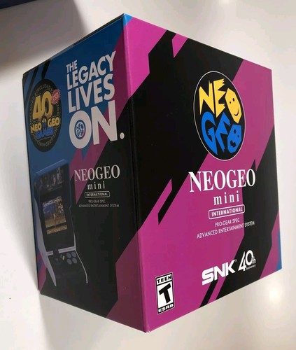 NEOGEO Mini International SNK 40th Console Plus Black Mini Pad - Brand New - Picture 6 of 9