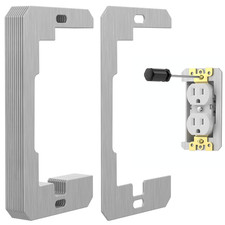 10 Pcs Wall Plate Spacer,Spacers for Electrical Outlets, Metal Flush Fit Device