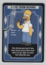 2003 The Simpsons: Trading Card Game Come From Behind #127