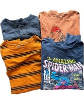 lot of 4 long sleeve big boys shirts sz large 10/12 cat  jack old navy preowned