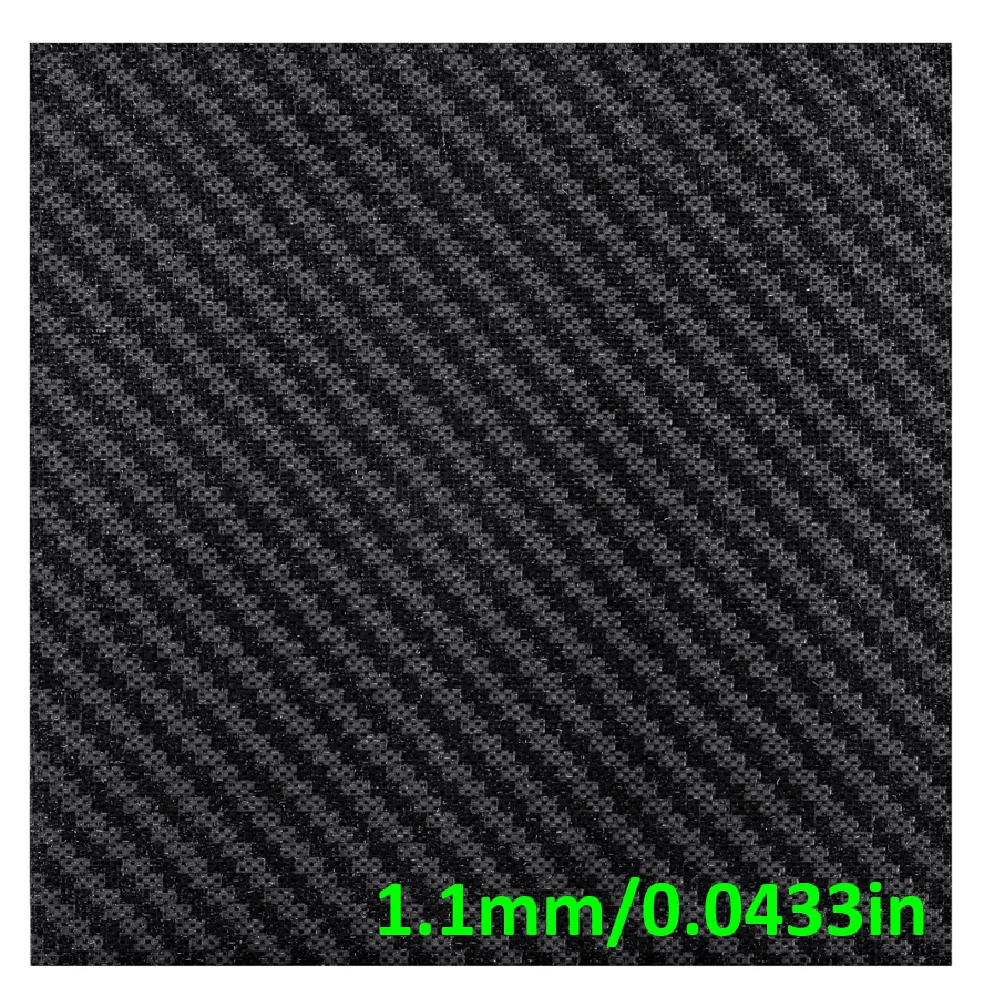 Carbontex Äquivalent 1,1mm/0,0433" Dicke Carbonplatte Angelrolle Schleppscheibe