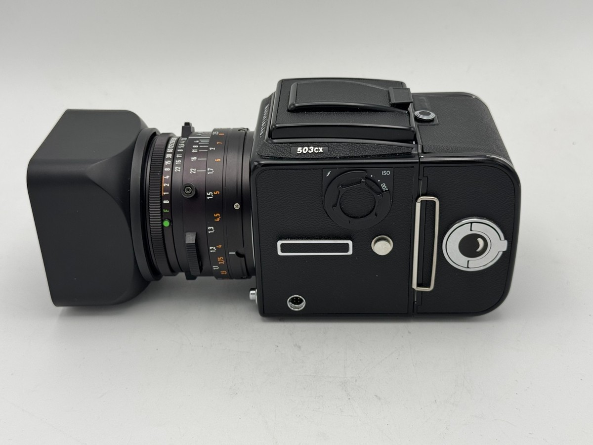 Hasselblad 503CX Body, 120 Back, Waist Level, 80mm F/2.8 CF Planar