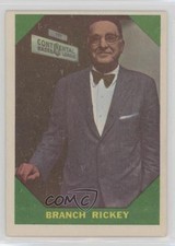 1960 Fleer Baseball Greats Branch Rickey #55 HOF 16ez
