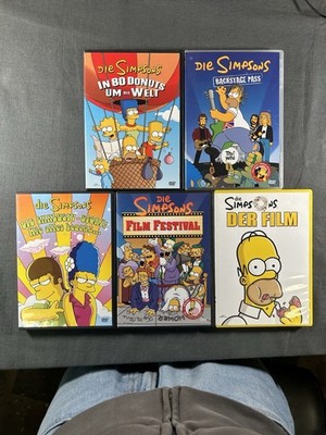 Die Simpsons Film + 4 weitere DVDs 5er Collection gebraucht Animation Komödie 9